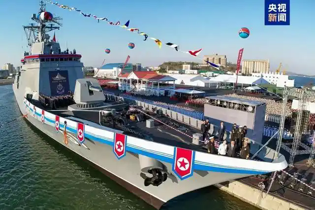 朝鲜驱逐舰下水事故调查结果出炉舰船下水时要冒多大的风险？